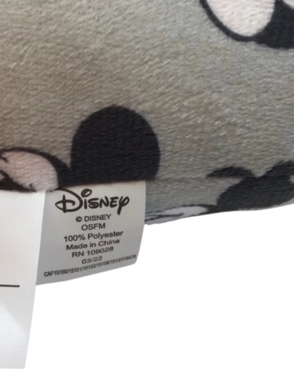 Disney Mickey Mouse Ears Nap Travel Pillow (NWT)
